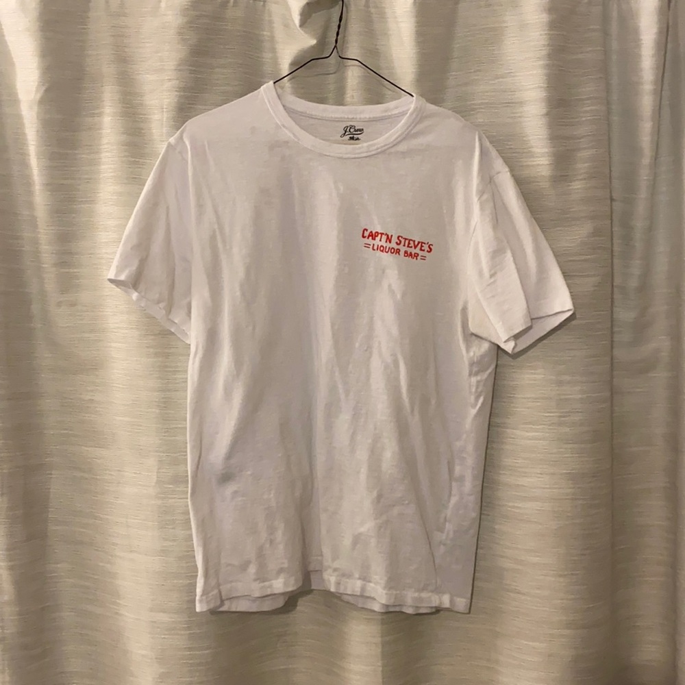 White graphic Tee